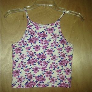 Forever 21 Floral Tank/Halter Top Size M